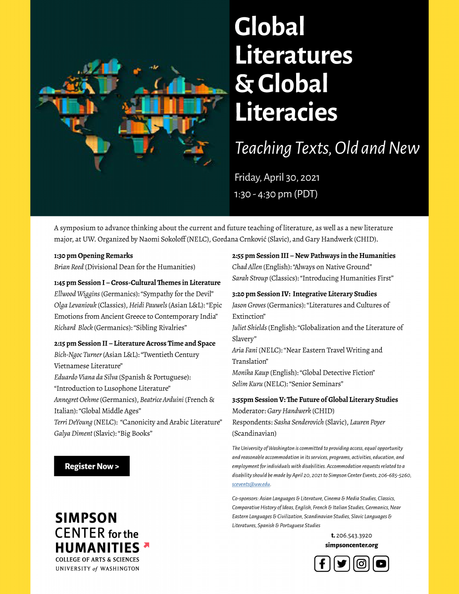 Global Literatures Global Literacies Simpson Center for the